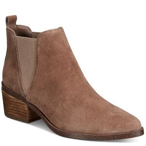 DV by Dolce Vita  zipporah Brown Chelsea  Ankle Boots with Elastic Panels
